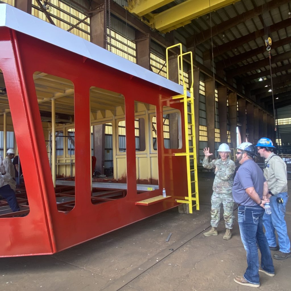 USACE Galveston District Commander Rhett Blackmon Tours The Lorraine