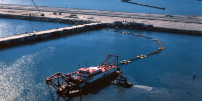 Manson's Cuttersuction Dredge HR Morris Operating in Southern California