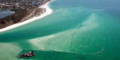 Weeks Marine's Cuttersuction Dredge Renourishes the Beach at Lido Key, FL
