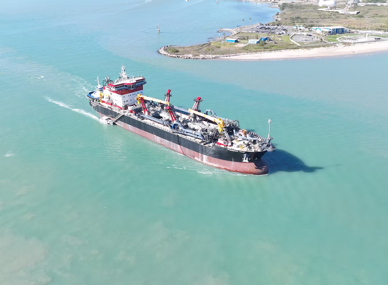 Manson Construction New Dredge FREDERICK PAUP